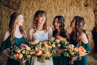 Image 14 of the wedding flowers for Ellie & Alex's wedding at Owen House Wedding Barn