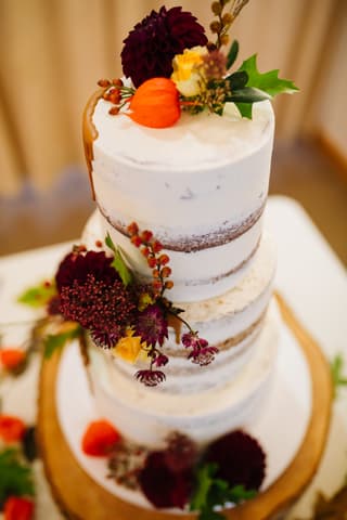 Image 9 of the wedding flowers for Georgina & David's wedding at All Saints, Siddington & Sandhole Oak Barn