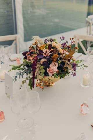 Image 15 of the wedding flowers for Hannah & Thomas's wedding at The Holford Estate