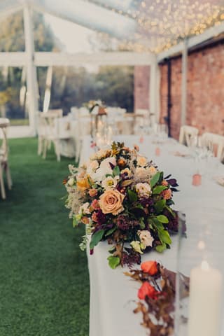 Image 16 of the wedding flowers for Hannah & Thomas's wedding at The Holford Estate