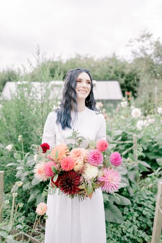 Image 10 of the wedding flowers for Just Dahlias's wedding at 