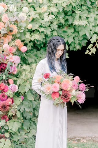 Image 11 of the wedding flowers for Just Dahlias's wedding at 