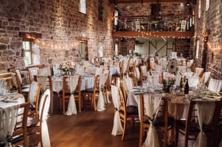 Image 12 of the wedding flowers for Katie & Jamie's wedding at The Ashes Wedding Barn