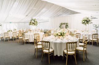 Image 10 of the wedding flowers for Laura & Timothy's wedding at Heaton House Farm