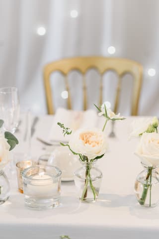 Image 13 of the wedding flowers for Laura & Timothy's wedding at Heaton House Farm