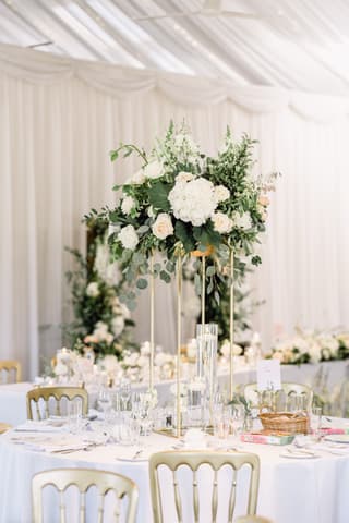 Image 15 of the wedding flowers for Laura & Timothy's wedding at Heaton House Farm