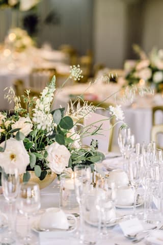 Image 18 of the wedding flowers for Laura & Timothy's wedding at Heaton House Farm