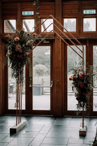 Image 0 of the wedding flowers for Lauren & Ky's wedding at The Oak Tree of Peover