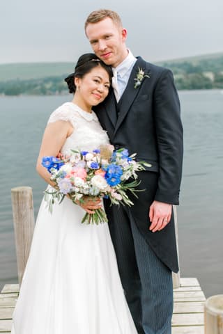 Image 14 of the wedding flowers for Sinitta & Carl's wedding at St Michael’s, Barton & Another Place Hotel, Ullswater